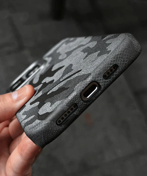 Microfiber Camouflage Magsafe Case